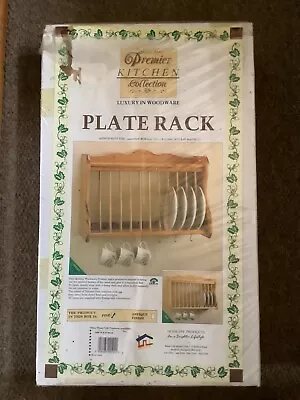 Pine Wall Plate Rack • £35