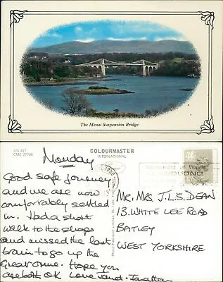 Menai Suspension Bridge GB 1983 Cancel Photo Precision  • £3.70