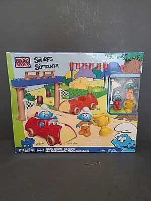 Mega Bloks Peyo The Smurfs Racin’ Smurfs 10745 • $25.19