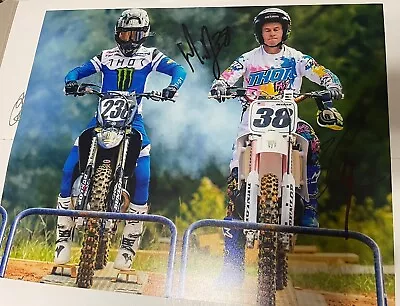 Haiden Deegan & Brian Deegan Signed Motocross Supercross 11x14 Photo • $224.95