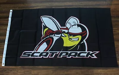 Scatpack Mopar Banner Flag Dodge Chrysler Auto Parts Racing Bee Pack Scat Perfec • $19.98