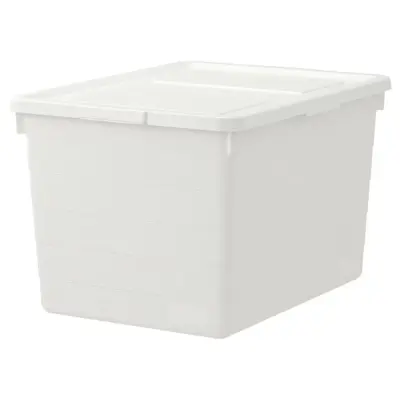Plastic Storage Box Boxes With Lids Heavy Duty Home Office Stackable Container • £29.52