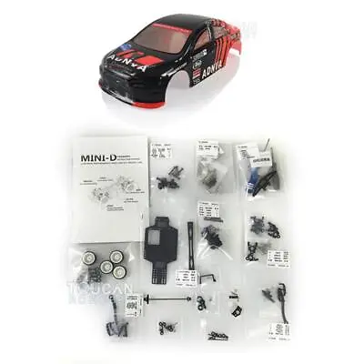 Lancer EVO PVC Body Shell Chassis KIT DIY 1/28 RC MINID Racing Drift Car Model • $99.99