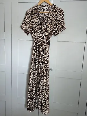 £6.50 • Buy H&M Leopard Print Maxi Dress Size M