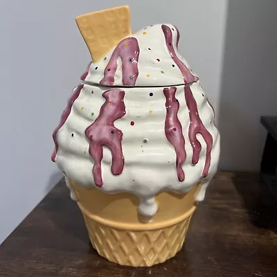 Cookie Jar   Ice Cream Gelato.  Living Art. Ceramic. As New Condition. • $19.24