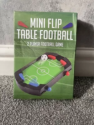 Mini Flip Table Football 2 Player Football Game • £4.99