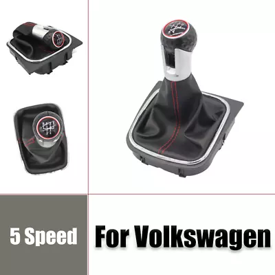 5 Speed Car Gear Shift Knob Shifter For VW Golf Rabbit Jetta MK5 MK6 2004-2014 • $29