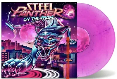 Steel Panther On The Prowl Limited Edition SIGNED Pink Color Vinyl LP • $59.99