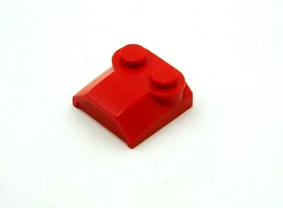 10 LEGO Red Curved Slope 2 X 2 With 2 Studs & Curved Sides Bonnet (41855 45166)  • $5.50