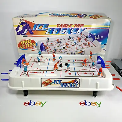VHTF VTG 1995 PRO ACTION Table Top Ice Hockey Game - Complete W/ Original Box • $75.95
