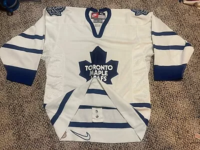 NHL Authentic Center Ice Nike Toronto Maple Leafs Hockey Jersey Sz 44 Authentic • $159.99