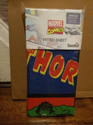 £13.99 • Buy Marvel Comics Fitted Sheet Single