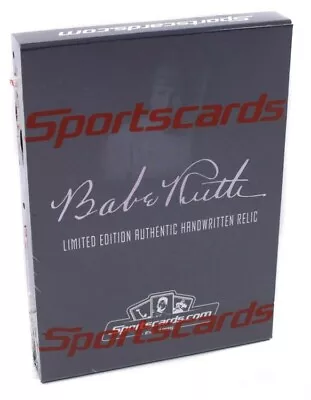 Babe Ruth Authentic Handwritten Relic Box Blowout Cards • $315.95