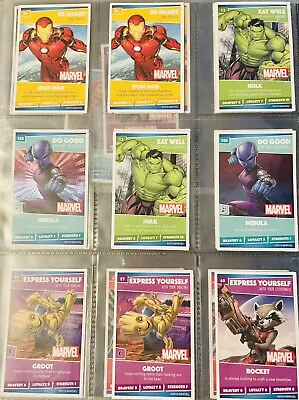 Sainsbury's Marvel Superheros Trading Cards 2019 Series UK Gift For Kids/Her/Him • £1.70