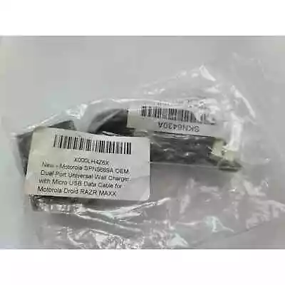 Wall Charger+USB Cable 6FT Micro For Phone Motorola Moto X Droid Mini MAXX RAZR • $33.88