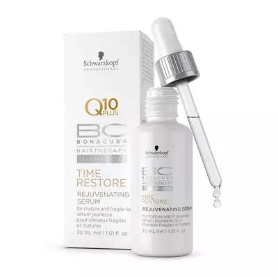 Schwarzkopf Professional Q10 Plus BC Bonacure Time Restore Rejuvenating Serum 30 • $13.95