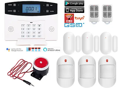 $75.99 • Buy Y70 WiFi IP Tuya APP GSM Wireless Wired Home Security Alarm System+Alexa+Google