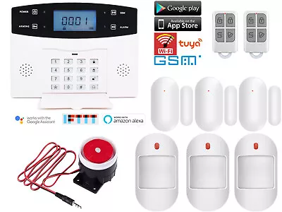 $75.99 • Buy Y70 WiFi IP Tuya APP GSM Wireless Wired Home Security Alarm System+Alexa+Google