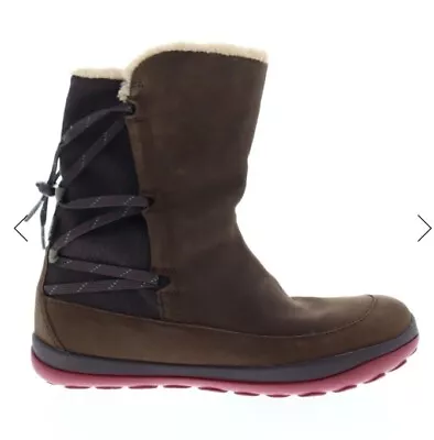 Camper Peu Pista Leather Snow Boot NEW Leather Fur Lined Goretex Waterproof • £124.50