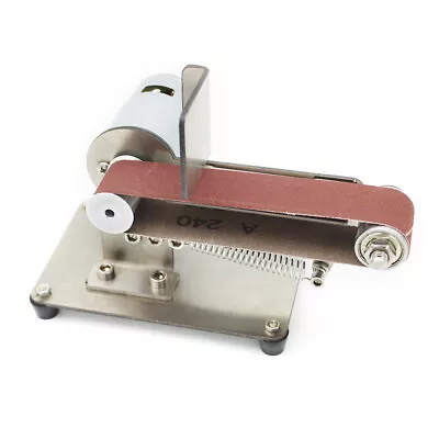 Mini Electric Belt Machine | Polishing Grinding Desktop Vertical Sander 300W NEW • $44