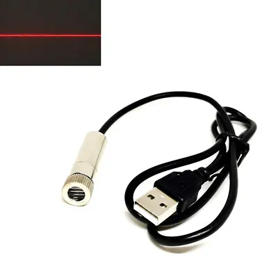 650nm Red 5mW 30mW 50mW 100mW Focusable Line Laser Module USB 5V Power Supplied • £5.28