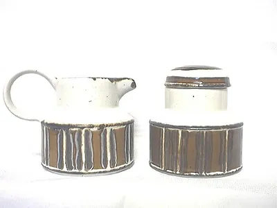 Midwinter Stonehenge Wedgwood Earth Pattern Creamer & Sugar With Lid • $13.99