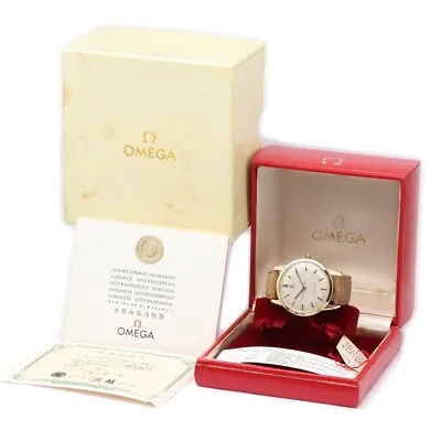 OMEGA Seamaster Ref.14390-2SC Cal.285 35mm Manual Winding Off-White Unisex Watch • $5348.76