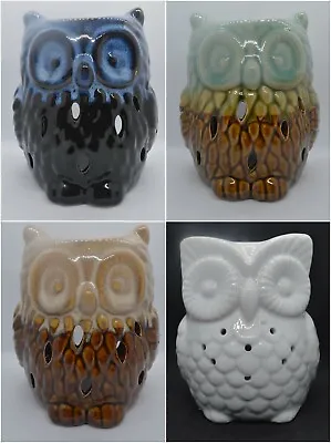 £8.50 • Buy Owl Fragrance Oil Wax Melt Burner Candle Tealight Holder Aromatherapy Aroma Lamp