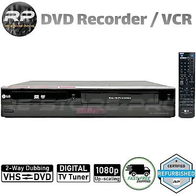 $329.97 • Buy LG RC897T DVD VCR Combo Player VHS To DVD Recording HDMI 1080p Upscaling Remote