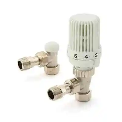 Honeywell Home VTL15 Angled TRV & Lockshield 15mm Plumbing  Central Heating Part • £27.99