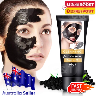 $11.35 • Buy Face Mask Nose Blackhead Acne Pore Clean Deep Remover Cleansing Peel Off Black