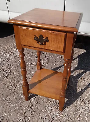 Mid Century Maple Nightstand By CB   (NS130) • $349