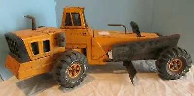 Tonka Mighty Road Grader W/Wing Blade-Orange #3945 For Restore Or Parts- • $96