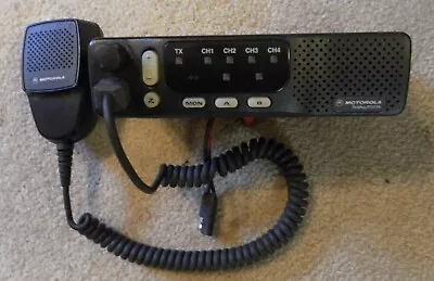 Motorola M1225 4-Channel Mobile Radio W/ Microphone • $70