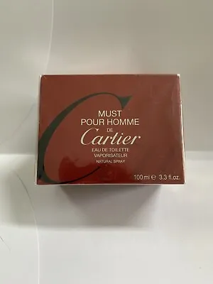 Must Pour Homme De Cartier 3.3 Oz SEALED BOX • $265