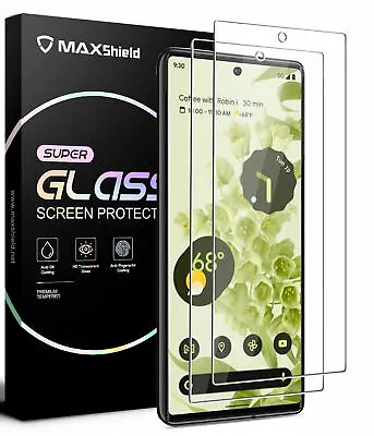 MAXSHIELD TEMPERED GLASS SCREEN PROTECTOR Fr Google Pixel 8 7 6 Pro 6A 7A 5 4A 4 • $7.95