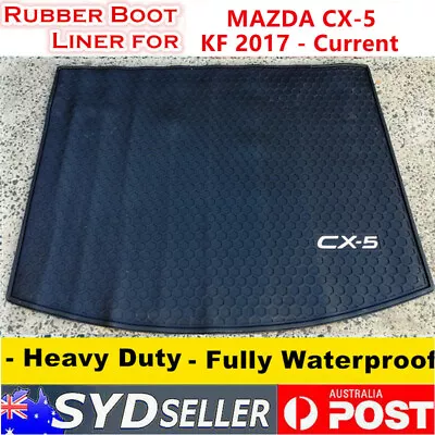 Waterproof Rubber Boot Liner Cargo Mat For Mazda CX-5 KF Series 2017 - 2022 • $69