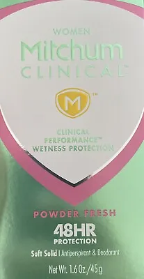 WOMEN Mitchum CLINICAL TM CLINICAL PERFORMANCEM WETNESS PROTECTION POWDER FRESH • $64.99