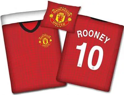 Original Manchester United Bed Cover 140x200 New Oeko Tex Cotton Rooney Jersey • $29.06