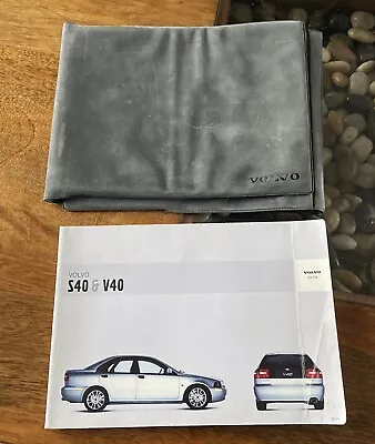 Volvo S40 V40 Owners Manual Handbook & Wallet Book Pack Facelift Mk1 2000-2004 • $14.73