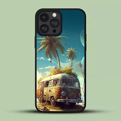 Retro Caravans Camper Van Cell Phone Cover For IPhone 14 15 11 12 13 Pro • $11.74