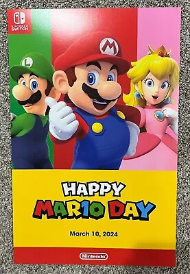 Super Mario Poster (Official Nintendo Mar10 Day Mario Day Poster) 11  X 17  • $14.99