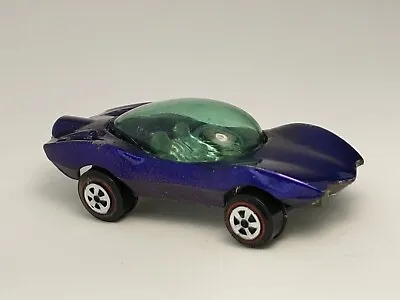 Vintage 1969 Johnny Lightning Topper Redline Purple Custom Turbine W/dome • $39.99