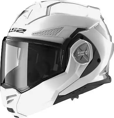 LS2 Advant X Modular Motorcycle Helmet Solid Gloss White Medium • $429.98