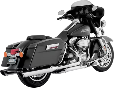 Vance & Hines - 16763 - Twin Slash Round Slip-Ons Harley FL Touring 1995-2016 • $499.99