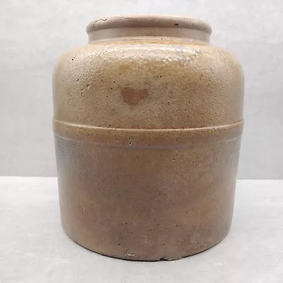 Vintage MACOMB Stoneware Pottery 8.5  Crock Jar Jug • $95