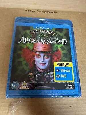 £3.50 • Buy Alice In Wonderland Blu Ray Johnny Depp New & Sealed Disney Tim Button