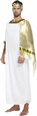 Men's Roman Greek God Toga Fancy Dress Costume  • £12.95