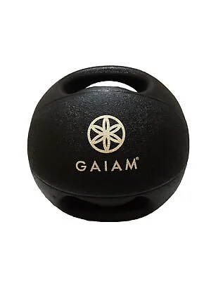 Gaiam 8 Lb Dual Grip Handles Medicine Ball Training Exercise Equipment. • $59.85