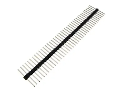 1x40 Pin 40P 2.54mm Straight Male Header Body Centered  15mm - Black- Pack Of 5 • $1.95